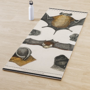 Collection of various Bats Yoga Mat