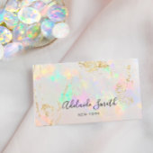 custom name opal stone design iPhone case