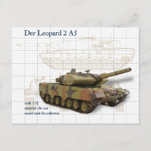 Collector Leopard 2 A5 Postcard