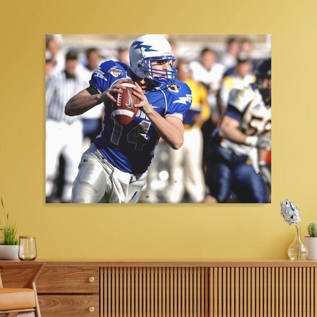 colledge football canvas print (Insitu(LivingRoom))