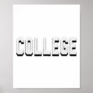 College' 80s Party House Movie College 1 Poster