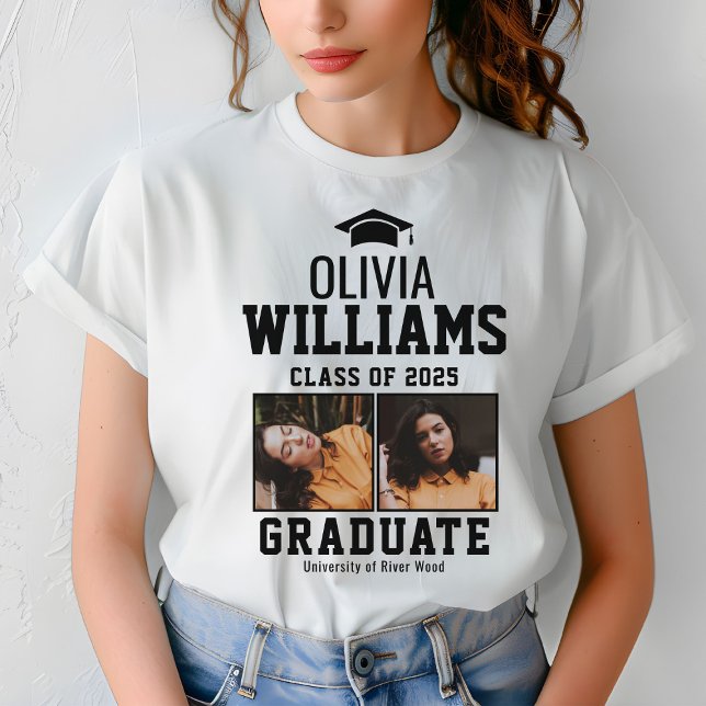 College Class of 2025 Graduate Name T-Shirt (Creator Uploaded)