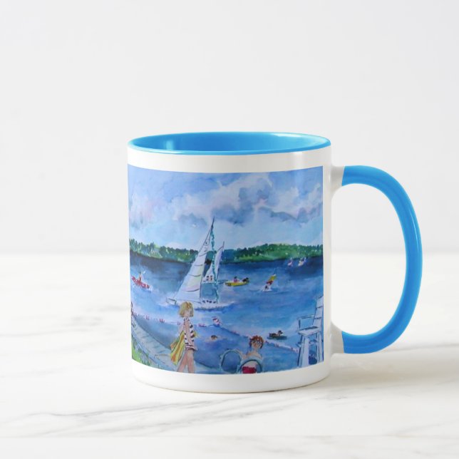 college club beach mug (Right)