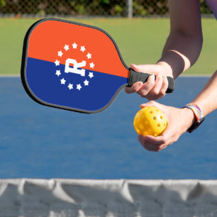 College Colours and Stars Signature Pickleball Paddle