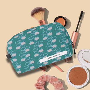 College Custom Green Pencil Case Toiletry Pouch