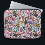 College Dynamic Art Urban Graffiti pattern Laptop Sleeve<br><div class="desc">This modern full seamless College dynamic and explosive street art Graffiti pattern is not only reserved for hip hop artists but for everyone regardless of age and background. Great gifts for friends or youth who want a stunning and creative pattern design, who want to express themselves as a creative artist....</div>