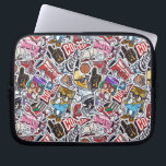 College Dynamic Art Urban Graffiti pattern Laptop Sleeve<br><div class="desc">This modern full seamless College dynamic and explosive street art Graffiti pattern is not only reserved for hip hop artists but for everyone regardless of age and background. Great gifts for friends or youth who want a stunning and creative pattern design, who want to express themselves as a creative artist....</div>