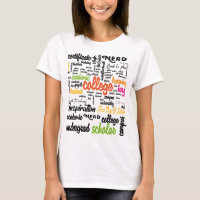College Education Word Cloud patterns