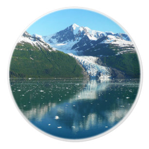 College Fjord I Beautiful Alaska Photography Ceramic Knob