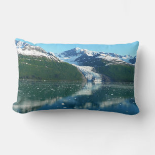 College Fjord I Beautiful Alaska Photography Lumbar Cushion