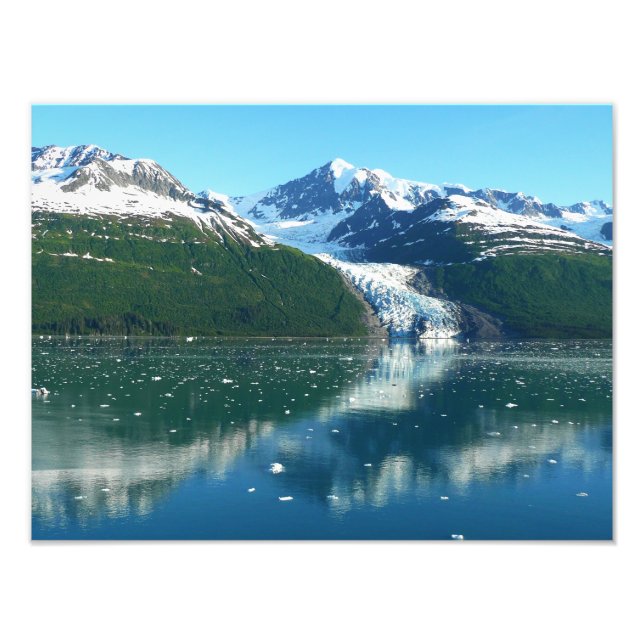 College Fjord I Beautiful Alaska Photography Photo Print (Front)