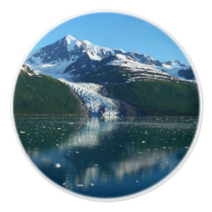 College Fjord II Beautiful Alaska Photography Ceramic Knob