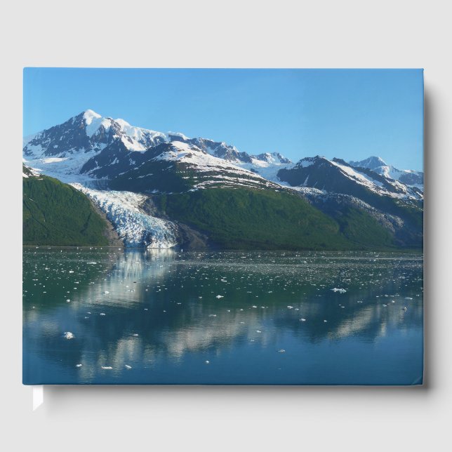 College Fjord II Beautiful Alaska Photography Guest Book (Front)