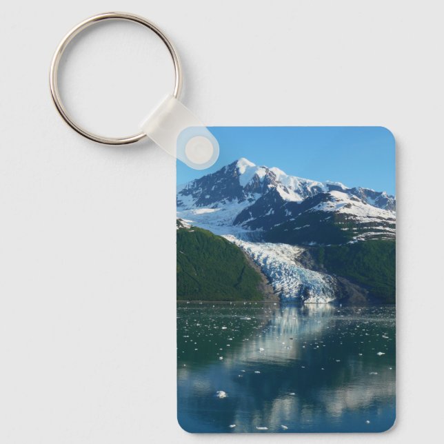 College Fjord II Beautiful Alaska Photography Key Ring (Front)