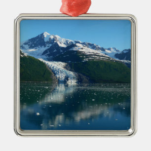 College Fjord II Beautiful Alaska Photography Metal Tree Decoration