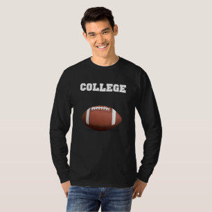 College Football a picture of a football T-Shirt