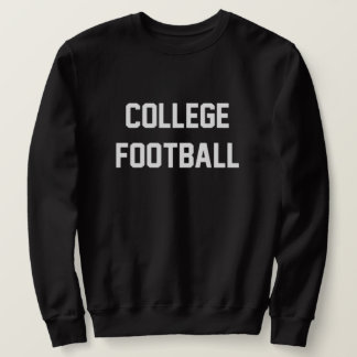 College Football sweatshirt