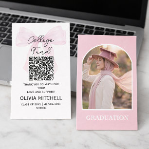 College fund graduation enclosure card