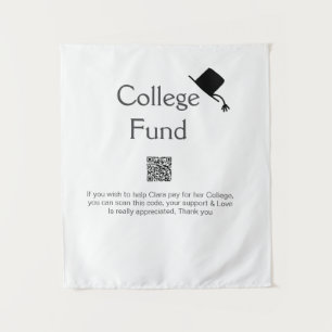College fund scan QR add details graduate donation Tapestry