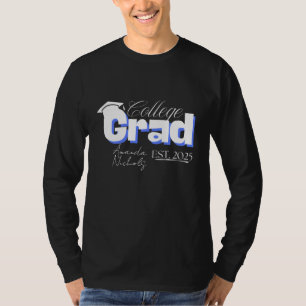 College Grad Est. 2025 Graduation College Senior   T-Shirt