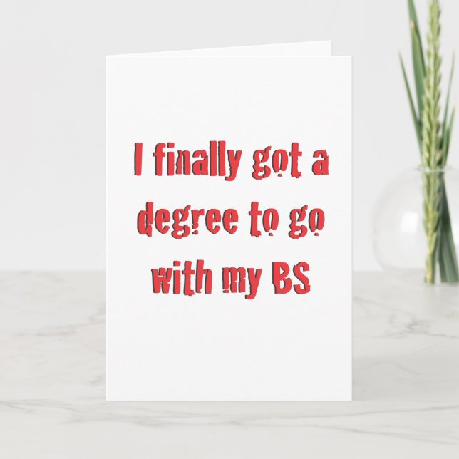 College Graduation Card (Front)