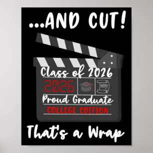 College Graduation Cl Of 2026 Ceremony Funny Gradu Poster