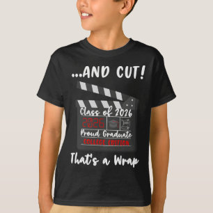 College Graduation Cl Of 2026 Ceremony Funny Gradu T-Shirt