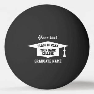 College graduation party Class of 2023 custom Ping Pong Ball