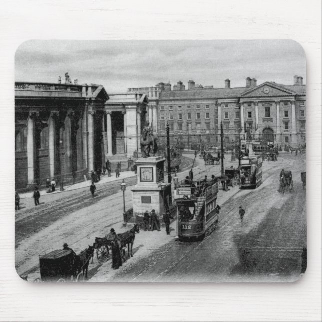 College Green, Dublin, c.1900 Mouse Pad (Front)