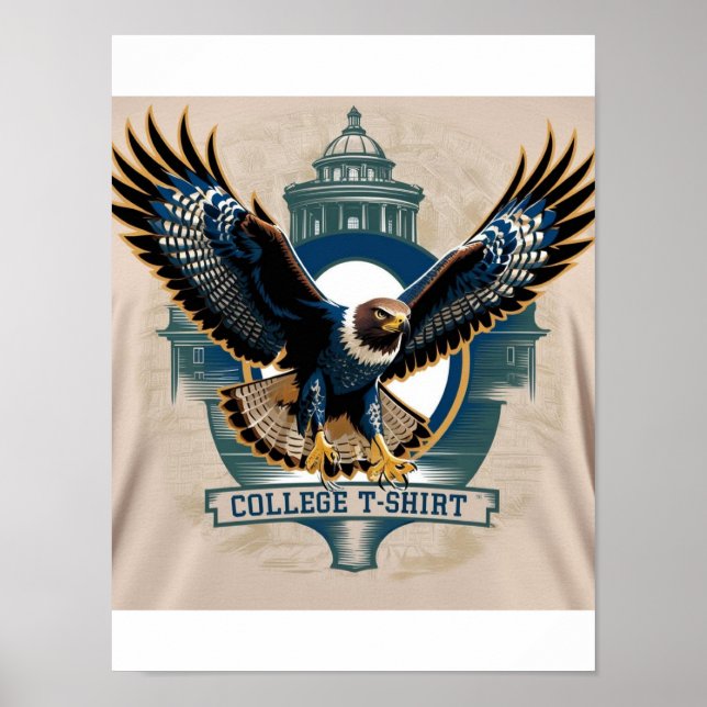 College : Hawk Logo Poster (Front)