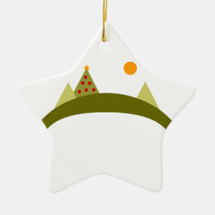 College Hill Ceramic Tree Decoration