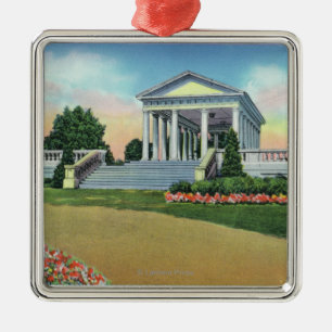 College Hill Park View of Dudley Memorial Metal Tree Decoration