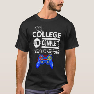 College Level Complete Flawless Victory Funny Grad T-Shirt