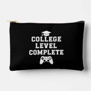 College Level Complete Graduation Gamer Gaming Accessory Pouch