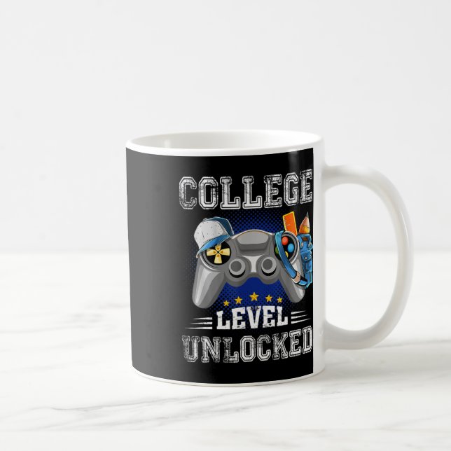 College Level Unlocked Video Game Back to School B Coffee Mug (Right)