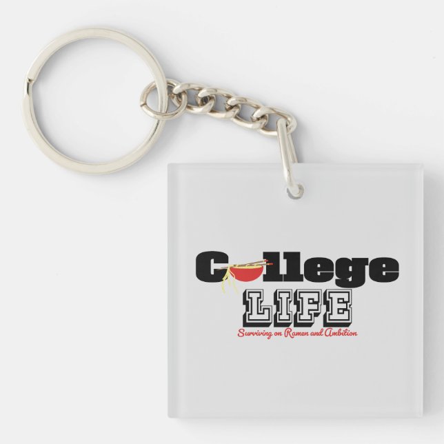 College Life Key Ring (Front)