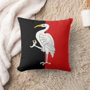 College of Cranehaven Populace Badge Throw Pillow