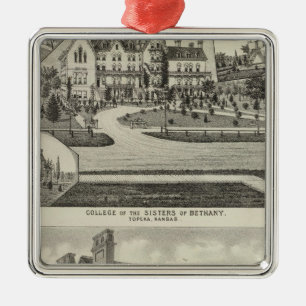 College of the Sisters of Bethany Metal Tree Decoration