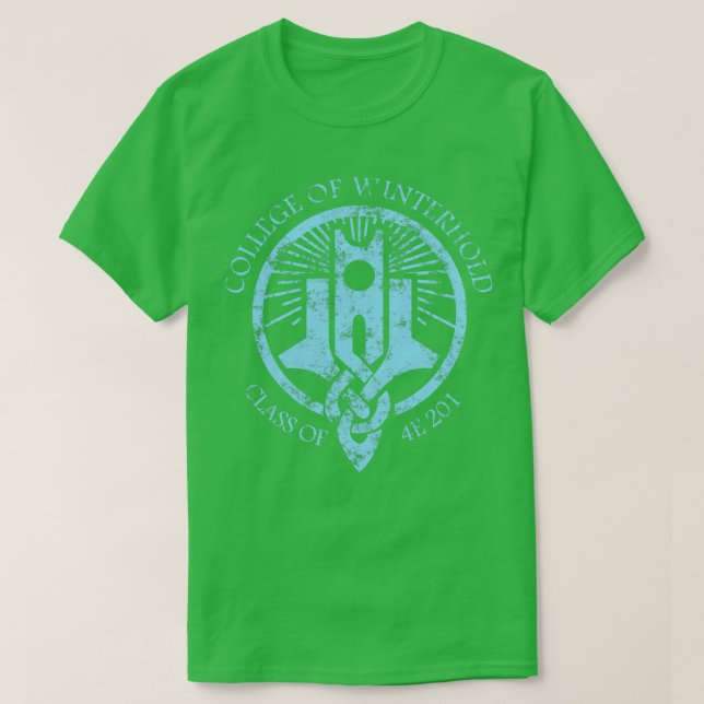College of Winterhold Class of 4E T-Shirt (Design Front)