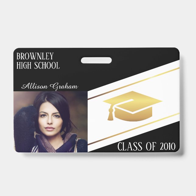 College or High School Reunion  ID Badge (Front)