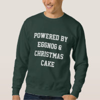 College Powered By Eggnog Christmas Men’s Sweater