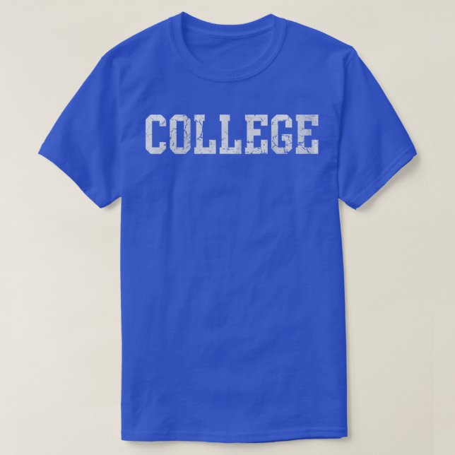 College Retro T-Shirt (Design Front)