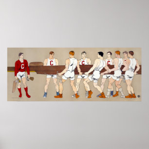 College Rowing Club, Edward Penfield Poster