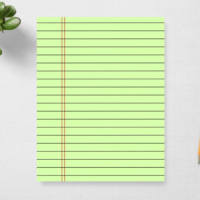 College Ruled Lined Writing 40 Sheets 8.5 x 11 Notepad (Creator Uploaded)