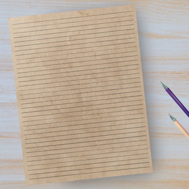 College Ruled Paper - Tan Vintage Paper Background Notepad (Creator Uploaded)