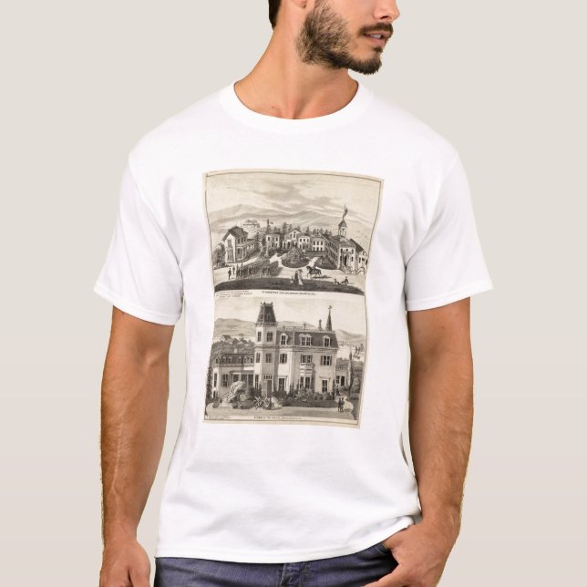 College, school, Benicia T-Shirt (Front)