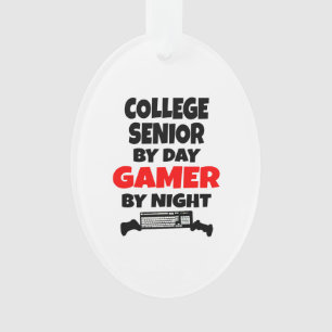 College Senior Gamer Ornament