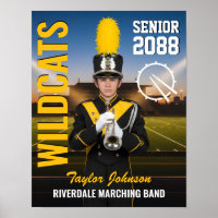 College Senior Marching Band Photo Sports