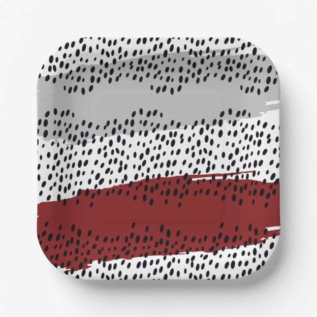 College Spirit Party Plate (Front)