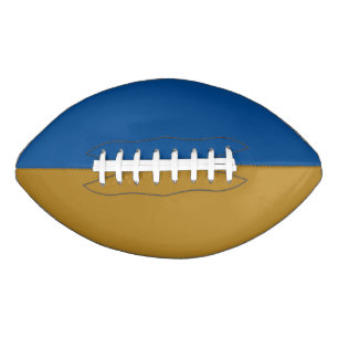 College Sports Team Colours Blue/Gold Football 